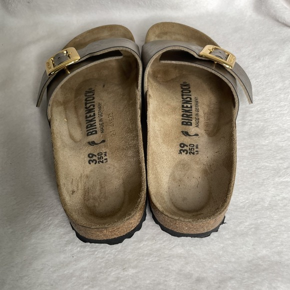 Birkenstock Womens Catalina 39 8 Graceful Taupe Slides Slip On Sandals Narrow - Picture 4 of 6